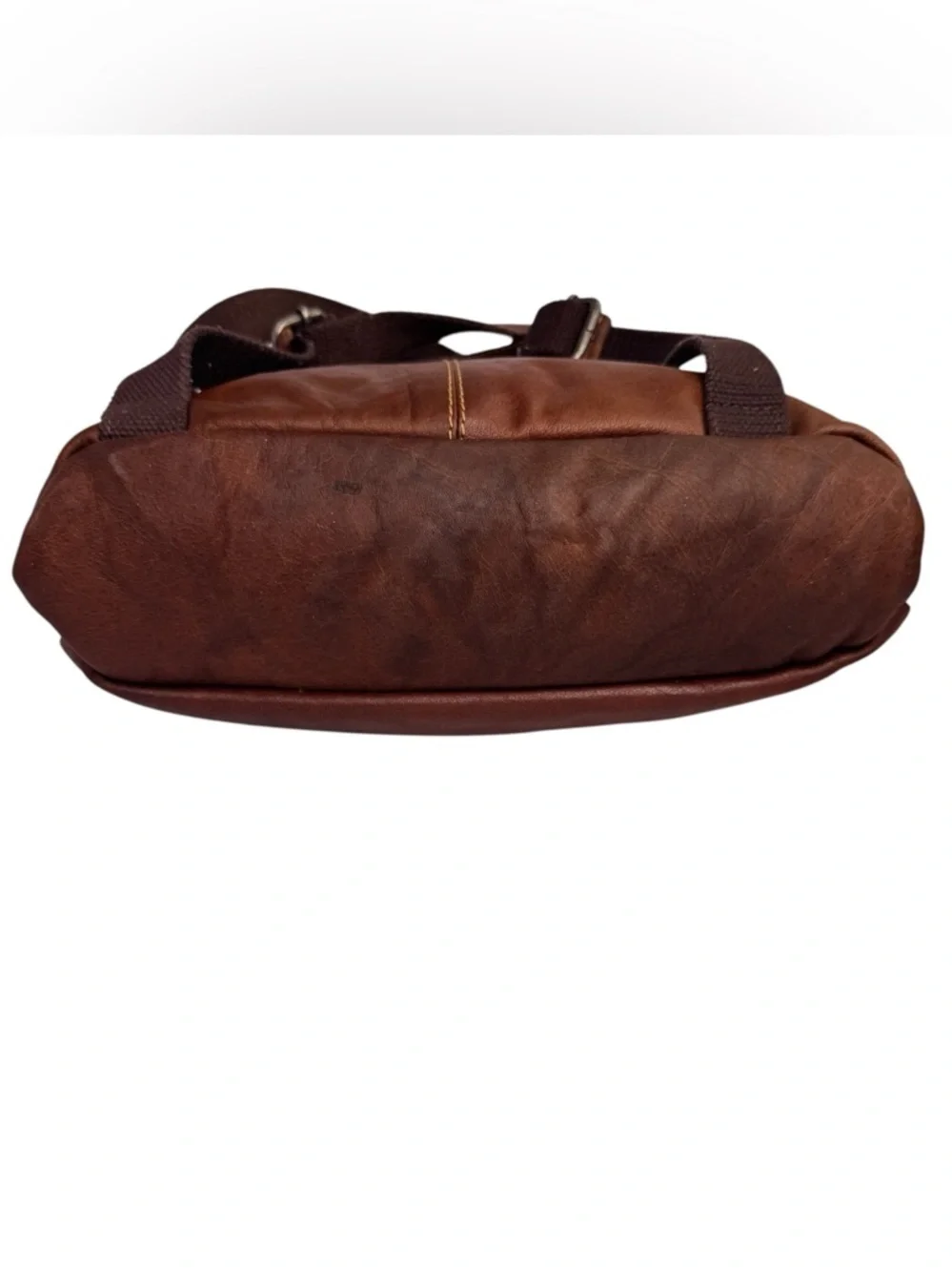 Jack Georges Voyager Buffalo Leather Backpack Cognac Brown